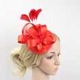 thumbnail image 2 of CALIENTE Fascinator Accesorios para el cabello Clip Sombrero Floral Lady Gift Yuyangstore Pinza para el cabello, 2 of 4