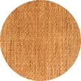 thumbnail image 1 of Ahgly Company Indoor Round Abstract Orange Modern Area Rugs, 7' Round, 1 of 4