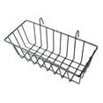 thumbnail image 2 of GROWTH TANK Hanging Wall Basket Metal Organizer Rectangular Wire Shelf Floating Wall Storage Black, 2 of 9