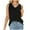 Black2, variant on lmcalzta Summer Tank Tops for Women Sleeveless V Neck Solid Undershirts Stretchy Loose Fitting Going out Tops for Women