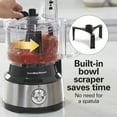 thumbnail image 4 of Hamilton Beach 10 Cup Food Processor and Chopper with Extra Large Chute and Bowl Scraper, Black, 4 of 10
