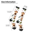 thumbnail image 2 of Naloa Monkeys Swinging from Palms Thigh High Socks Extra Long Stretchy Sock Women Over Knee High Opaque Stocking Daily Wear, 2 of 6