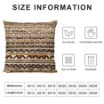 thumbnail image 5 of BANET  Boho Style Pillow Cover, Ethnic Pattern Pillow Cover, Tribal Art Print  Throw Pillow Case Cushion Cover Home Office Decorative for Sofa Living Room Square 24x24in, 5 of 5