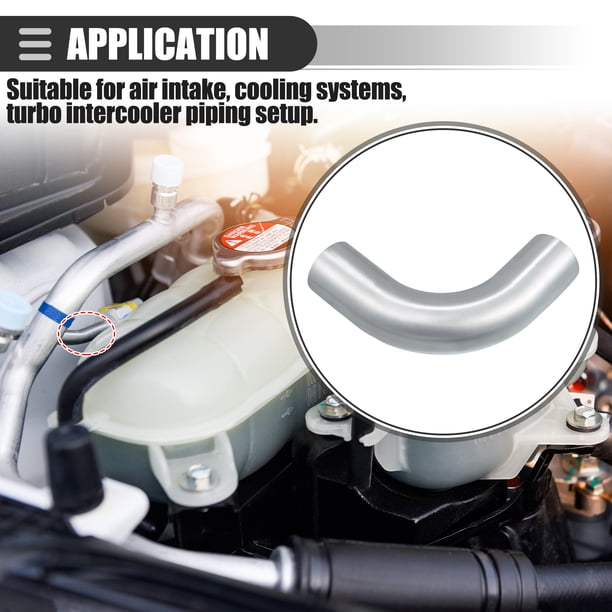 Tubo Intercooler De Aluminio 6061 De 4 Pulgadas – Codo De 90° Con 4" De Pierna Para Admisión De Aire