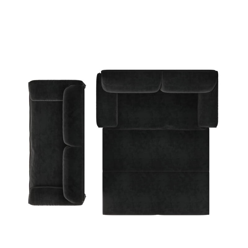 Convertible Queen Size Pull Out Sofa Bed, 3-in-1 Velvet Sleeper Sofa with Side Pocket, Modern 63.8'' Futon Couch for Living Room, Apartment