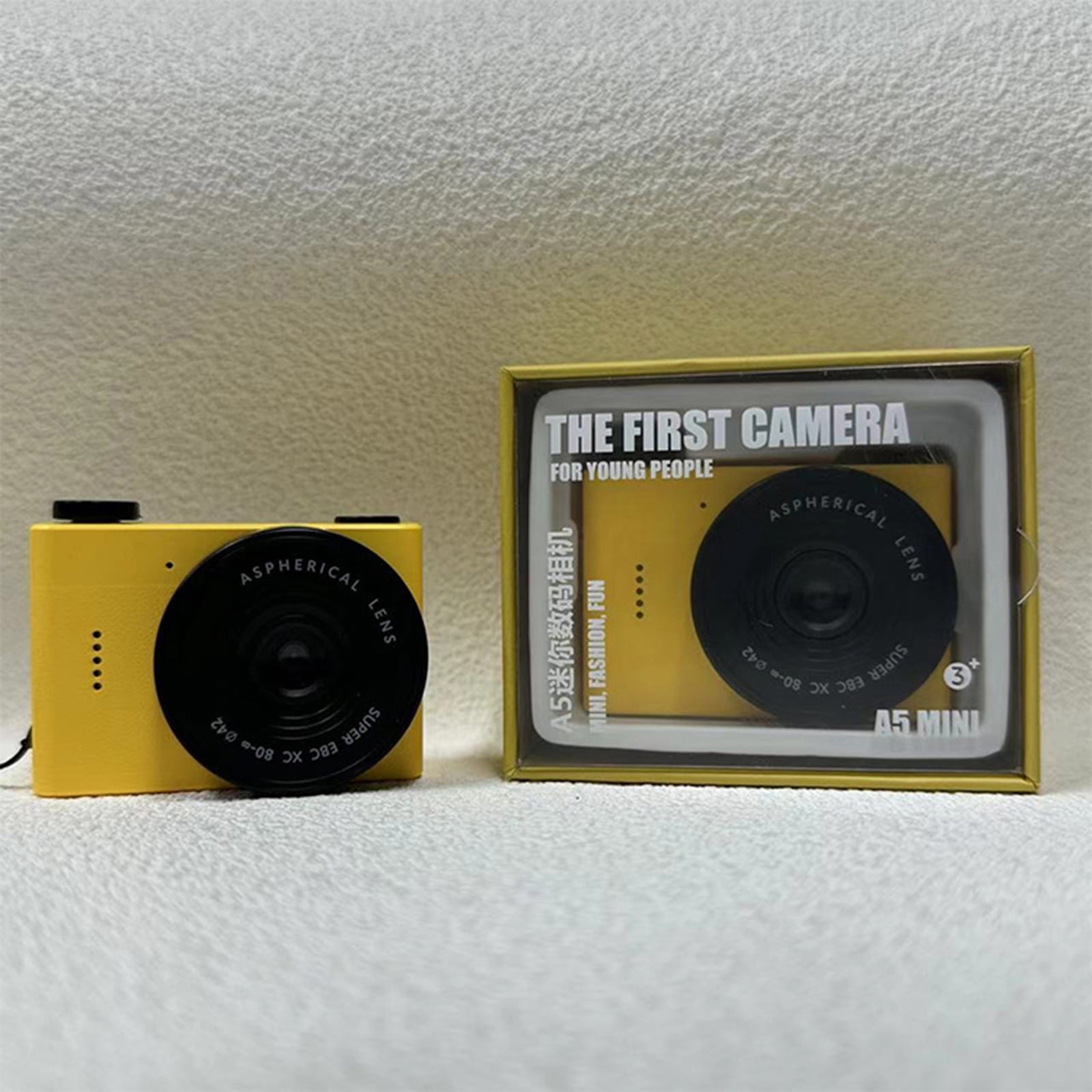 Retro Small Camera 1.54inch Screen Indoor Home Outdoor 720P Sports Camera Video Recorder with LED Fill Light Recording