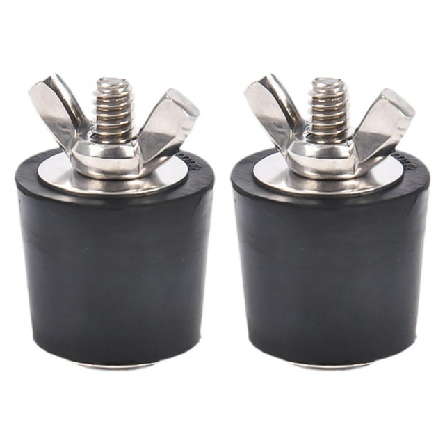 2 tapones de goma para piscina, tapón de invernaje para piscina, protección congelación, para desagües domésticos, lavanderías, reparación de 25 mm