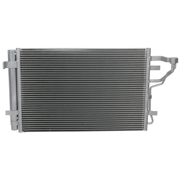 ECCPP Auto Parts Air Conditioning A/C AC Condenser Aluminum A/C AC Condenser Replacement Radiator for 3591 2007 2008 2009 2010 2011 2012 2013 Hyundai Elantra