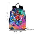 thumbnail image 3 of Retro Gaming 3-Piece Backpack Set – Insulated Lunch Bag & Accessories Pouch, All-Over Print Nostalgic Game Fan Backpack for School, Travel, and Daily Commute, 3 of 6
