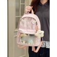 thumbnail image 3 of Cute Angel Wing Polka Dot Backpack Multi Color Portable Teen School Holiday Gift Bag, 3 of 6