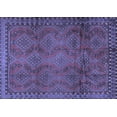 thumbnail image 1 of Ahgly Company Indoor Rectangle Persian Blue Traditional Area Rugs, 2' x 3', 1 of 4
