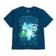 thumbnail image 4 of Pack de 2 camisetas Disney Monsters Inc., para niños pequeños, color aguamarina pálido/azul marino, 4 of 6