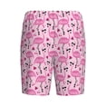 thumbnail image 2 of Lsque Cool Flamingos Mens Sleep Pajama Shorts,Short Pajama Pants, Cotton Ultra-Soft Knit-3X-Large, 2 of 9