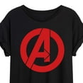 thumbnail image 3 of Marvel The Avengers - A Logo - Women's Oversized Graphic T-Shirt, 3 of 5