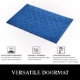 thumbnail image 6 of A1HC Indoor Outdoor Mat, Front and Back Entrance Welcome Mats, Front Door Patio Mats 18X30 Inches, Non-Slip Easy Clean Entrance Washable Doormats, Blue, 6 of 8