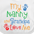 thumbnail image 4 of Inktastic Nanny and Grandpa Love Me Boys or Girls Baby Bib, 4 of 4