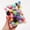 Multicolor, variant on FORICOM 60pcs Mini Beauty Puff, Multicolor Makeup Sponge, Professional Beauty Sponge Super Soft Facial Makeup Tool for Foundation, Powder, Liquid