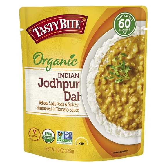 Tasty Bite Indian Jodhpur Lentils, Microwaveable Ready to Eat Entre, 10 Ounce (Pack of 6),