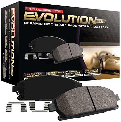 Disc Brake Pad Set-Z17 Evolution Plus Disc Brake Pad and Hardware Kit Front