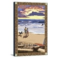 thumbnail image 1 of Mandalay Beach, California - Lantern Press Poster (12x18 Gallery Wrapped Stretched Canvas), 1 of 1