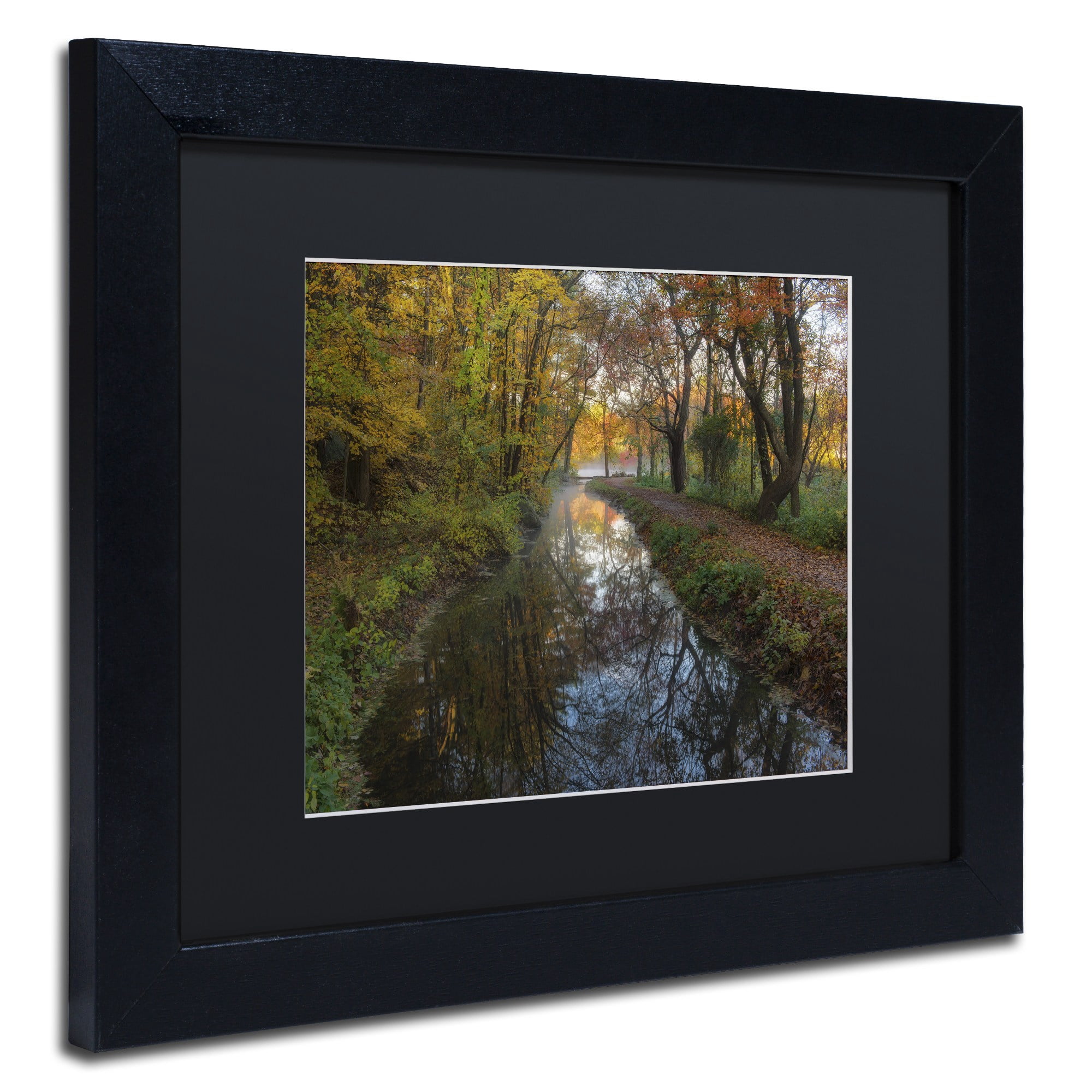 Trademark Fine Art 'Take me to the Pond' Canvas Art by Michael Blanchette Photography, Black Matte, Black Frame