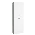 thumbnail image 3 of Kitchen Pantry Cabinet, 71" H, 4 Doors, 5 Adjustable Shelves, White For Ample Storage Shelves H With Continuous, 3 of 4