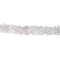 thumbnail image 3 of Northlight Snowblush Wide Cut Tinsel Christmas Garland - 12' x 3" - Iridescent White - Unlit, 3 of 3