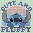 thumbnail image 2 of Girl's Lilo & Stitch Cute and Fluffy  Graphic Tee Mint Medium, 2 of 4
