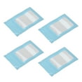 thumbnail image 1 of 100pcs OPP Ziplock Bags,Reusable Ziplock Bags Self Sealing Holographic Reusable Food Storage Bags With Hanging Hole, 1 of 8