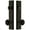 Timeless Bronze, variant on Grandeur 5th Avenue Tall Plate Single Cylinder One Piece Knobset with Coventry Knob