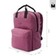 thumbnail image 3 of TOTTO Mochila Ergonómica Mediana para Mujer Porta Laptop 14 con Bolsillo Secreto | Escuela - Oficina vino M, 3 of 6