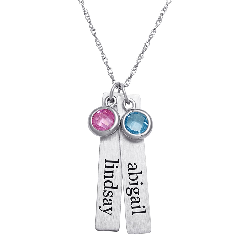 mothers birthstone necklace walmart