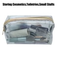 thumbnail image 6 of Unique Bargains Travel Toiletry Bag Makeup Bag Organizer Toiletry Organizer Travel Cosmetic Bag Waterproof Silver Tone, 6 of 7
