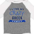 thumbnail image 4 of Inktastic Greek Family Funny Boys or Girls Long Sleeve Baby Bodysuit, 4 of 5