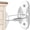 White, variant on 6 Pack Furniture Wall Anchors, Anti Tip Furniture Anchors for Baby Proofing, Secure 400 Pound Furniture to Wall Prevent Falling, Earthquake Straps for Child Safety (White)