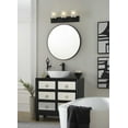 thumbnail image 2 of Merry Collection Three-Light Etched Glass Bath Vanity Wall Light, 2 of 6