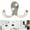 A, variant on Coat Hooks Double Prong Coat Hooks Wall Mounted with Screws No Black Coat Hooks for Hanging Towel Coat Bag Hat Cup Keywall-Mounted Alloy Clothes Hook
