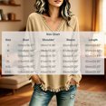 thumbnail image 3 of NominalSnug Tassel Tops for Women Fall Winter Long Sleeve Shirts V Neck Babydoll Loose Fit Blouses, 3 of 6
