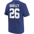 thumbnail image 3 of Youth Nike Saquon Barkley Royal New York Giants Player Name & Number T-Shirt, 3 of 3