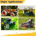 thumbnail image 2 of Ktaxon 15x6.00-6 Turf Lawn Mower Tires, 4PR Off-Road Replacement Tires for Lawn & Garden Tractor, 2 Pack, 2 of 4
