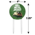 thumbnail image 2 of Acrylic Full Metal Jacket Born to Kill Cake Topper Party Decoration for Wedding Anniversary Birthday Graduation, 2 of 7