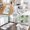 Doodle Collage, variant on Vintage Modern Runner Rug,Non Slip Machine Washable 72"x23.5" Polyester Material Pet-Friendly Durable,Applicable to Entryway Rug Living Room Rug Dynamic Atmosphere