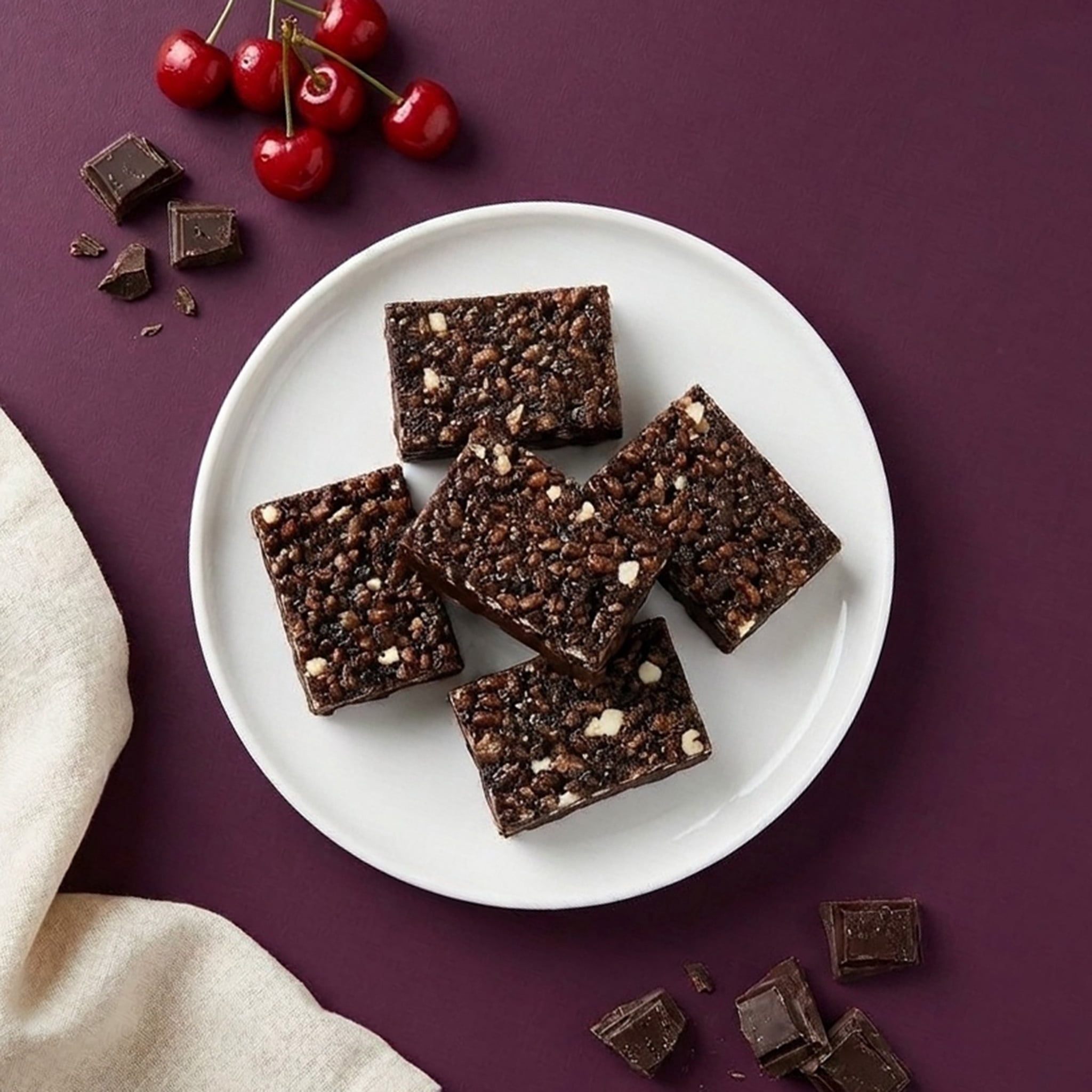 bettergoods Black Forest Cake Style Crispy Rice Bites, 8.8 oz, 10 Count