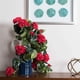 thumbnail image 4 of Arbusto colgante Vickerman de geranio rojo artificial, 74 cm, 4 of 5