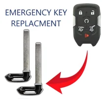 SET OF 2 GM 2014 - 2025 Emergency Key / HU100 / 22984995 22984995 5922084