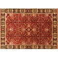 thumbnail image 1 of Ahgly Company Indoor Rectangle Oriental Orange Traditional Area Rugs, 6' x 9', 1 of 4