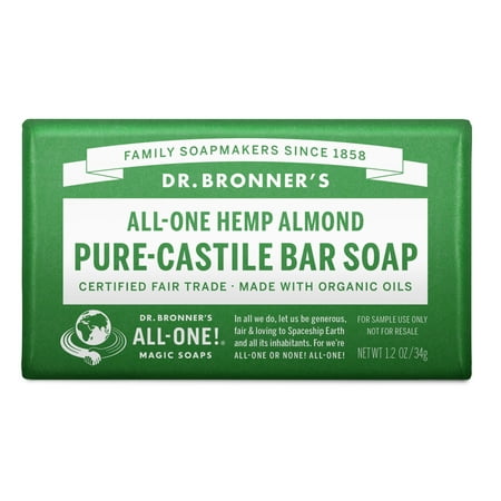 Dr. Bronner's Pure Castile Bar Soap Almond 5 oz
