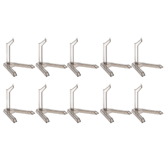 Figure Display Stand,10pcs Action Multipurpose Plastic Flexible Figure Holder Base for SD BB HG 1/144 Scale
