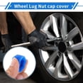 thumbnail image 3 of Unique Bargains 1 Set Silicone 19mm Exterior Wheel Lug Nut Bolt with Removal Clamp Blue, 3 of 7