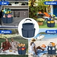 thumbnail image 7 of Cleaning Caddy with Handle, Cleaning Products Organiser, 17L Foldable Storage Basket, Cleaning Caddy Organiser, Portable Multi Cleaning Bucket Bag for Home, Garden (Blue), 7 of 7